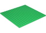 Lego® 16X16 Piastre Da Costruzione Verdi Costruibili Su Entrambi I Lati - 91405 Nuovo! Quantità 8X