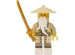 Lego Ninjago: Sensei Wu Con La Katana D'oro