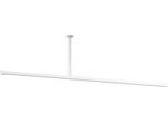 Binario Per Tende Da Doccia In Alluminio Binario Per Tende 4 M Extra Lungo Bianco 250-400 Cm Incl. Staffa A Soffitto