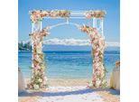 Wisfor Arco Di Rose, Arco Di Nozze Stile Extra Sfondo Cornice Metallo Palloncino Decorazione Photo Booth Fai Da Te Ferro Telaio Fiore Matrimonio Arco