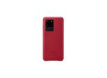 Samsung EF-VG988LREGEU Samsung Leather Cover Handy-Cover FüR Samsung Galaxy S20 Ultra Rot