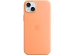 Apple Mt173Zm/A Custodia In Silicone Per Iphone 15 Plus / 14Plus 6.7 Magsafe PomarańCzowy/Arancione Sorbetto
