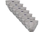 Brubaker Slip Da Uomo 7 Pezzi 100% Cotone - Taglia L Grigio