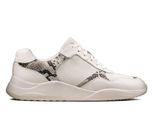 Clarks Sift Lace Donna, Stivali In Pelle Di Serpente Grigio 37
