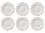 Villeroy & Boch Manufacture Rock Blanc Piatto Da Colazione 22 Cm Set Di 6 Bianco