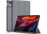 Inf Custodia Protettiva Grigia Tri-Fold Per Lenovo Tab P11 Gen 2 11.5 TB-350FU Lenovo Tab P11 Gen 2/Ideapad Plus 11.5 2023 TB-350FU