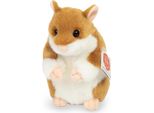 Teddy Hermann Hamster, Kuscheltier, Stofftier, PlüSchtier, Haustier, PlüSch, Beige / Weiß, 16 Cm, 926580