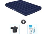 Materasso Gonfiabile Bestway - Letto Francese - 137 X 191 X 22 Cm - Blu - Accessori Inclusi