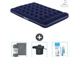 Materasso Gonfiabile Bestway - Letto Alla Francese - 137 X 191 X 28 Cm - Blu - Accessori Inclusi