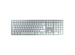 Cherry Tas Kw 9100 Slim Per Mac De-Layout Wireless Argento/W