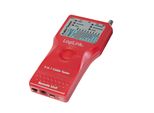 Logilink Professional WZ0014 Tester Per Cavi Logilink 5 In 1, Con Unità Remota, Rosso