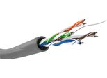 Goobay Cavo Di Rete Cat 5E, U/Utp, Grigio, 100 M
