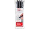 Edding 4-1800-3 Pennarello Con Punta In Fibra - Set Di 3 0,1 / 0,3 / 0,5 Mm, Nero