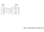 Goobay 50952 Cavo Di Collegamento TAE-N (Pin Out Internazionale) A 4 Pin, 6 M, Nero - Spina TAE-N > Spina RJ11/RJ14 (6P4C)