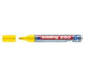 10X Edding 250-005 Marcatore Per Lavagne Ricaricabile 1,5 - 3 Mm Giallo