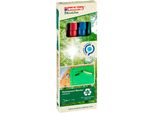 Edding 25/4 25 Marcatore Permanente Ecoline - Ricaricabile, 1 - 5 Mm, Assortito