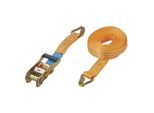 Cinghia Di Ancoraggio Con Cricchetto + 2 Ganci 8 Metri 3000 Kg
