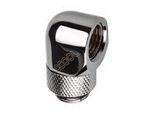 Alphacool Icicle Connettore A L Girevole | 1/4 Ag A G1/4 Ig - Cromo