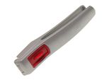 Westmark Knoblauchpresse Mit Extra GroßEr Kammer Und Reinigungselement, LäNge: 16,2 Cm, Aluminium/Kunststoff, Silber/Rot, 30082260