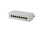 Logilink Professional NP0016A Pannello Patch Da Tavolo Logilink Cat. 6, Schermato, 8 Porte, Grigio