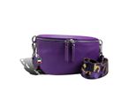 Cintura Borsa Viola Multicolore Florence Tracolla Pelle Coordinata D2OTF807V