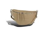 Cintura Borsa Beige Taupe Florence Tracolla Pelle Coordinata D2OTF820N