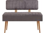 Skye Decor, Vina 1501 - 1 - Antracite, Atlantic, Panche, Panca, Pino Atlantico, 110 X 82,5 X 40 Cm