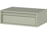 Selsey Evo - Comodino Sospeso Con Cassetto, Verde Salvia, 50 Cm