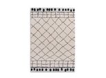 SchÖNer Wohnen-Collection Tappeto A Pelo Alto Per Il Soggiorno Winsome Bianco 140 X 200 Cm