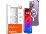Mcdodo Custodia Magnetica Trasparente Rinforzata Per Magsafe Iphone 15 Pro Max Viola
