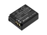 Techtek Batteria Compatibile Con [Panasonic] Lumix DMC-TZ1, Lumix DMC-TZ1-A, Lumix DMC-TZ1-K, Lumix DMC-TZ1-S, Lumix DMC-TZ11, Lumix DMC-TZ11GK, Lumi