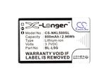 Techtek Batteria Compatibile Con [Nokia] 105 4G (2021) Sostituisce BL-L5G