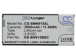 Techtek Batteria Compatibile Con [Samsung] Galaxy Note Edge, Note Edge 4G, SM-N915, SM-N9150, SM-N915A, SM-N915D, SM-N915F, SM-N915FY, SM-N915G, SM-N