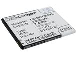 Techtek Batteria Compatibile Con [Mobistel] Cynus T5, Mt-9201B, MT-9201S, Mt-9201W Sostituisce BTY26182, Per Bty26182Mobistel/Std