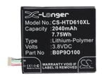 Techtek Batteria Compatibile Con [Htc] A3QHD, D610, D610N, D610T, D610X, Desire 610, Desire 612, Desire 612 4G, Desire D610N, Desire D610T, Desire D6