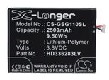 Techtek Batteria Compatibile Con [Gsmart] Guru G1, Per [Green Orange] N1, N1-T, N1-Y Sostituisce HD336283PLV