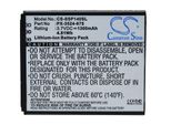 Techtek Batteria Compatibile Con [Simvalley] Singlecore, SP-140 Sostituisce PX-3524, Per PX-3524-675