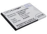 Techtek Batteria Compatibile Con [Kazam] Trooper X5.5 Sostituisce KAX55, Per KAX55-BKBAK007752
