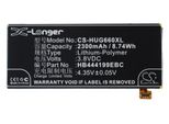 Techtek Batteria Compatibile Con [Huawei] Ascend G660, Ascend G660-L075, Ascend G660-L75 Sostituisce HB444199EBC
