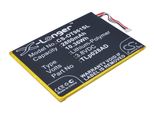 Techtek Batteria Compatibile Con [Alcatel] One Touch Pixi 7, OT-9006W Sostituisce TLP028AC, Per Tlp028Ad, Per Tlp034B
