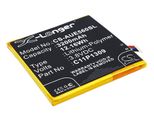 Techtek Batteria Compatibile Con [Asus] Fonepad Note 6, Fonepad Note FHD6, K00G, ME560CG, Padfone Note 6 Sostituisce C11P1309, Per C11P1309(1ICP/5/69