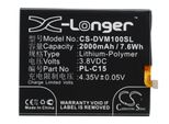 Techtek Batteria Compatibile Con [Doov] LM1 Sostituisce PL-C15