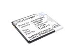 Techtek Batteria Compatibile Con [Alcatel] One Touch Pixi First, OT-4024, OT-4024D, OT-4024X Sostituisce Tli014C7, Per TLP020A2