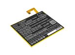 Techtek Batteria Compatibile Con [Lenovo] Smart Tab M10, TB-X505F, TB-X505L, TB-X505X, TB-X605C, TB-X605F, TB-X605FC, TB-X605L, TB-X605M, X605, X605C