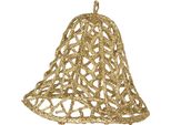 Campana Natalizia Clayre & Eef Ø 11X11 Cm Plastica Color Oro