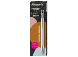 Pelikan BüRo 821223 Pelikan Kugelschreiber Snap Metalic K10 Silber Im Etui
