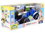 Lena Trattore Con Cucchiaio Ed Escavatore 107 Cm Plastica Grigio-Blu 02081