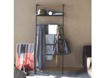 Yamazaki Home Appendiabiti Appendiabiti Decorativo Con Ripiano Da Appoggiare Nero 65X161Cm