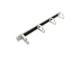 Roline 19'' Tie-Out Panel 1U, Monofacciale, Passante Con Spazzola, 4X Clamp, Grigio (26.30.0019)