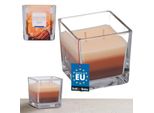 Kotarbau® Candela Profumata A 2 Stoppini In Vetro Candela A Due Stoppini Tricolore Idea Regalo Aromaterapia Decorazione Candele Durata Fino A 32 Ore Cannella-Arancio